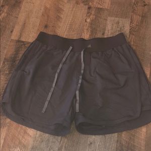Grey athletic type shorts